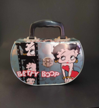 Tin Box Company Betty Boop Purse Shaped Lunch Box Collectible Tin 2003 - £13.36 GBP