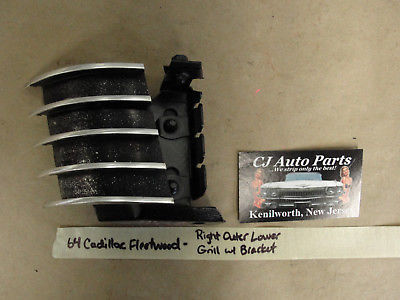 Primary image for OEM 64 Cadillac Fleetwood RIGHT LOWER OUTER GRILL GRILLE & MOUNTING BRACKET 1964