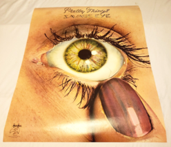 Pretty Things Savage Eye 1976 Swan Song Records (28&quot;) Vtg Rock Band Promo Poster - £35.39 GBP