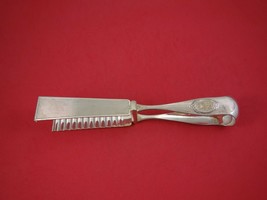 French Sterling Asparagus Serving Tong Engine Turned with Gold Mono 10 1/4" - €2.157,67 EUR