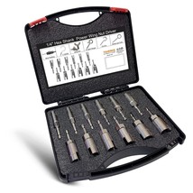 12 Pack 1/4&quot; Hex Shank,Power Wing Nut Driver Set,Slot Wing Nuts Drill Bi... - £76.32 GBP