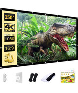 Outdoor Projection Screen 150 inch, Washable Projector Screen 16:9 Folda... - €90,01 EUR