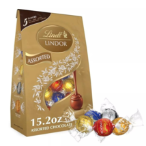 Lindt LINDOR Assorted Chocolate Truffles - Extra Dark - White - Caramel  15.2 oz - £7.40 GBP
