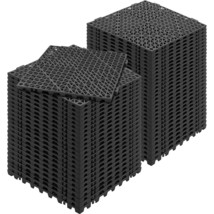 VEVOR Interlocking Tile 55PCS Black, Drainage Tiles 12&quot; x 12&quot; Splicing, ... - $106.91