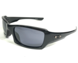 Oakley Sunglasses Five Squared 03-440 Black Square Frames with Blue Lenses - £74.44 GBP