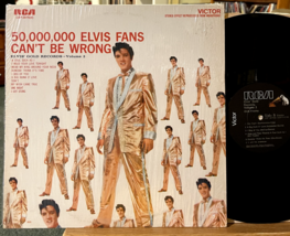 Elvis Presley Gold Records Vol 2 50,000,000 Fans Can&#39;t Be Wrong Vinyl LP RCA - £15.97 GBP