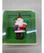 Vintage HALLMARK Ornaments Tree Trimmer Collection 1978 Waving SANTA in Box - $246.89 MXN