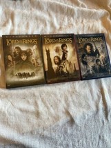 Lord Of The Rings Trilogy Widescreen 6 Disc Dvd Lotr Fellowship Two Towers - £7.86 GBP