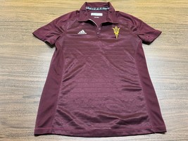 Arizona State Sun Devils Maroon Polo Shirt - Adidas - Women&#39;s Medium - ASU - £16.07 GBP