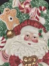 FITZ AND FLOYD ESSENTIALS Christmas Tree Shaped Wall Hanging Or Canape P... - $13.87