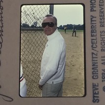 1984 Jack Lemmon Watching Baseball Game Celebrity Color Photo Transparency Slide - £7.58 GBP