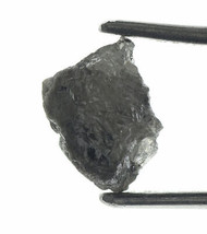 Raw Loose Natural Grey 7.41x7.12x4.08MM 2.08 Carat Rough Diamond - $42.54