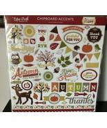 ECHO PARK A PERFECT AUTUMN &amp; FALL BLESSING 12X12  CHIPBOARD ACCENTS-YOU ... - £5.58 GBP