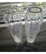 Vintage Lenox Clear Cut Crystal 2 Matching 7 “ Bud Vases - $279.53 MXN