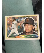 1988 Topps Big Baseball Card Blank Back Error Andy Hawkins San Diego Padres - $13.86 CAD
