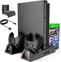 Cooling Stand for Xbox One/One S/One X,  Vertical Charging Station With - £88.09 GBP