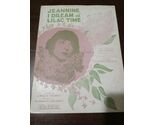1928 COLLEEN MOORE "LILAC TIME" MOVIE SHEET MUSIC "JEANNINE I DREAM OF L... - $29.58