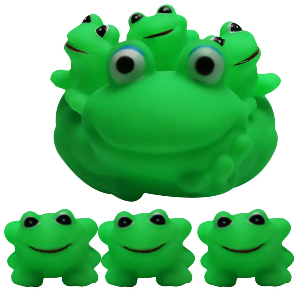 Toys Bath Babyfrogs Shower Frog Toy Kidsbathtub Toddlers Bathing Float Rubber - £10.80 GBP+