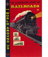 &#39;The Illustrated Story of Railroads&#39; classics illustrated co - €34,17 EUR