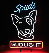 New Bud Light Spuds Mackenzie Beer Budweiser Neon Sign 24&quot;x20&quot; - £200.45 GBP