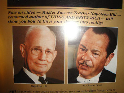 Master Key To Success - Napoleon Hill W. Clement Stone Wealth Training V... - $159.88