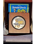 2014 Niue Disney Donald Duck 80th Anniversary Silver Coin, Box and COA C... - $3,259.59 MXN