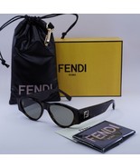 Fendi FE40158I 52E Dark Havana/Brown 55-15-145 Sunglasses New Authentic - $346.03