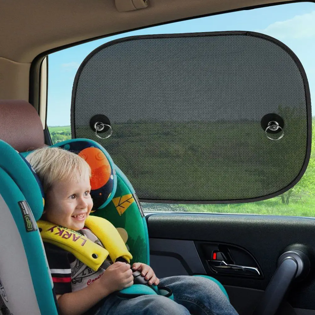 2Pcs Protector Universal Sun Shade Window Visor Windshield Folding Car Sunshade - £10.71 GBP