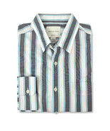 American Eagle Mens Blue Striped Classic Fit Button Up Shirt, L Large, 3... - $27.01 CAD