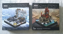 GAME OF THRONES Castle Black + Red Keep (GNW37+GNF03) MEGA CONSTRUX SUPE... - $169.99