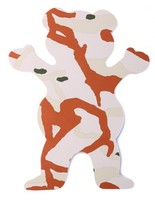 Grizzly Griptape 5&quot; Tan Tree Branch Camo Bear Stamp Skateboard Sticker D... - $2.23