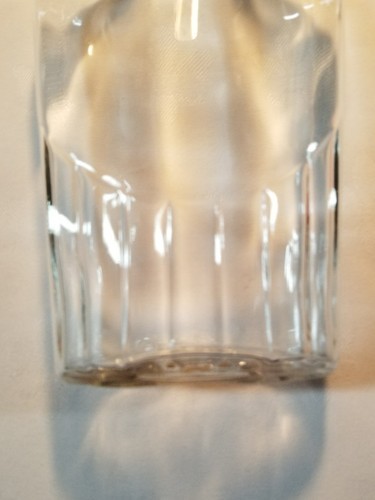 Vintage ~ Clear Glass Flask w/Sealed Cork ~ Snapping Cork Mechanism ~ 5" x 10" Item image 4