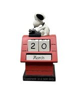 Snoopy perpetual calendar daily type Red Dog House Peanuts Typewriter Vi... - €69,15 EUR
