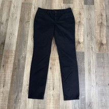 Calvin Klein Black Jeans Womens Size 10 Dark Wash Denim Pants Pockets  S... - $14.16