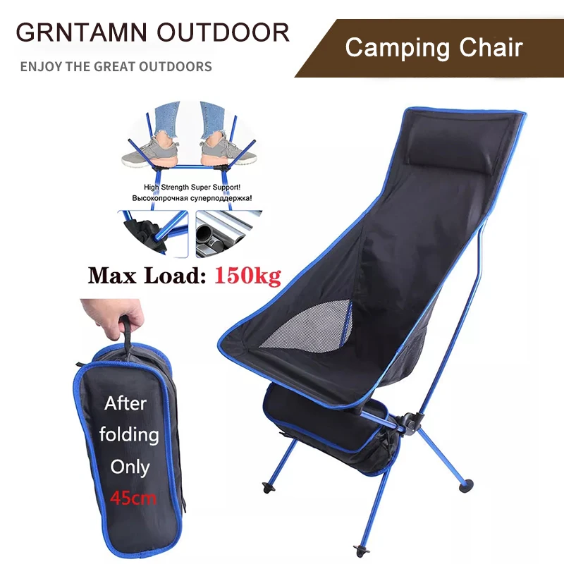 New Upgraded Outdoor Folding Chair Widened Outdoor Folding Chair Portable - £53.20 GBP+