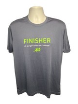 2014 JP Morgan Corporate Challenge Finisher Adult Medium Gray Jersey - £15.18 GBP