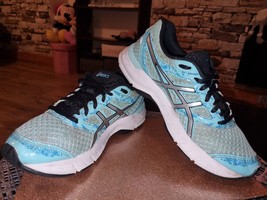 Asics Gel Excite 4 Running Shoes, colour blue/silver size UK5 - £21.63 GBP