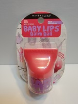 New Maybelline Baby Lips Tinted Lip Balm Ball #85 Kiss Of Rose 0.16 OZ NIP RARE - £12.01 GBP