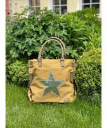Canvas Star Bag - Mustard Yellow - $70.06 CAD