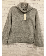 A New Day Womens Size Small Mock Neck Sweater Gray Long Sleeve Stretch NWT - $12.94 CAD