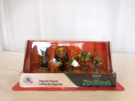Disney Store Zootopia Figurine Playset Figure Cake Toppers New 6 Figures - $14.86