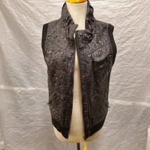 Simon Chang Women&#39;s Black Vest, Size 12 - $19.79