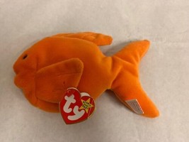 TY Beanie Baby - GOLDIE the Goldfish - w/ Tags-PVC Pellets-RETIRED - $39.59