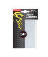 BCW Deck Guards - Clear 50 Sleeves per Pack Acid Free Archival Safe - £5.45 GBP