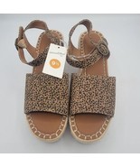 Size 9.5 Universal Thread Morgan Leopard Print Espadrille Wedge Woven  H... - £7.69 GBP