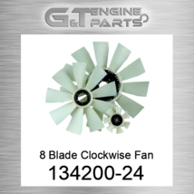 134200-24 8 Blade Clockwise Fan Made By American Cooling (New Aftermarket) - £262.57 GBP