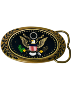 Solid Brass Belt Buckle American Eagle By: Heritage Buckle~L-2.5 X H 2&quot; ... - $16.09 CAD