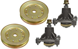 2-PACK Fits Hustler Raptor Spindle &amp; Pulley 604214, 603988 Fits 42&quot; &amp; 52&quot; Decks - $81.95