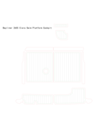 Bayliner 2655 Ciera Swim Platform Cockpit Boat EVA Faux Teak Deck Floor Pad - $600.00