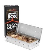 Smoker Box, Top Meat Smokers Box In Barbecue Grilling Accessories, Add S... - £29.75 GBP